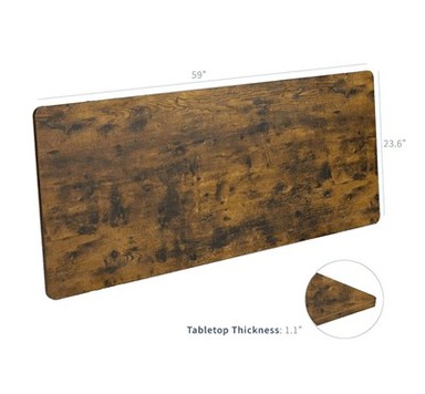 سایڈست اسٹینڈنگ ڈیسک اسکوائر ٹیبل ٹاپ